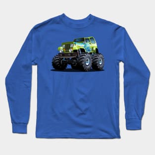 Cartoon monster truck Long Sleeve T-Shirt